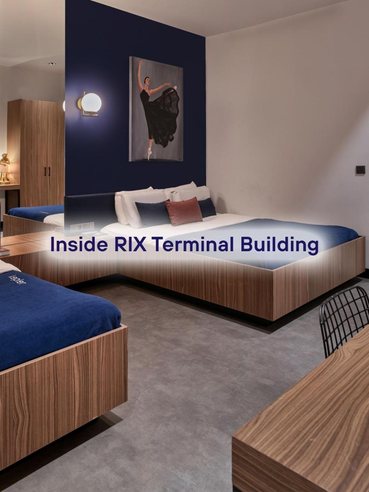 Kepler Club Riga Airport Hotel - Landside Public Area Ieki Exterior photo